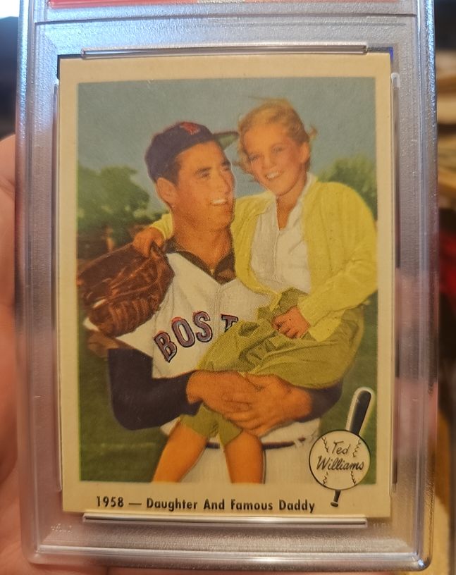 1959 Fleer #64 Ted Williams Daughter And Famous Daddy — front