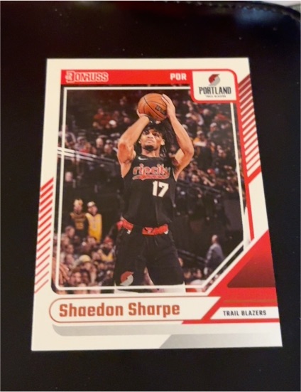 2024-25 Donruss #116 Shaedon Sharpe — front