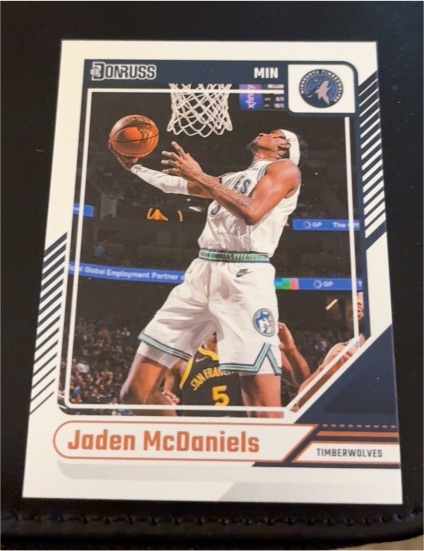 2024-25 Donruss #36 Jaden McDaniels — front