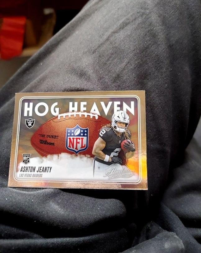 2025 Panini Absolute #HH-AJY Ashton Jeanty Hog Heaven Rookie — front