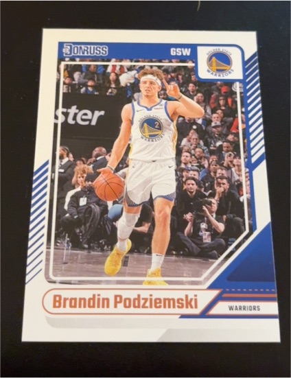 2024-25 Panini Donruss #22 Brandin Podziemski — front