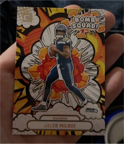 2025 Panini Donruss #BS-JME Jalen Milroe Bomb Squad — front