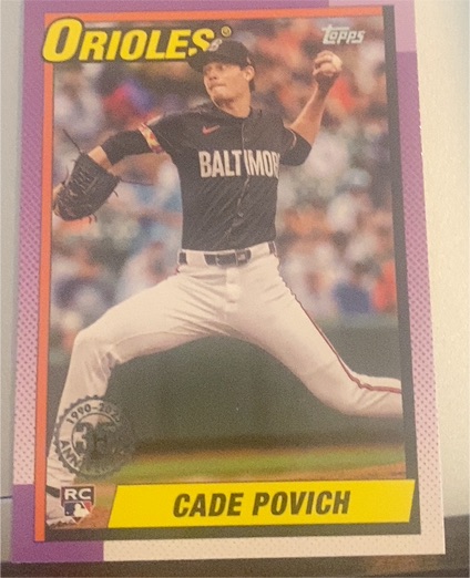 2025 Topps Series 1 #T90-69 Cade Povich — front