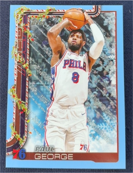 2025-26 Topps Holiday #H19 Paul George — front
