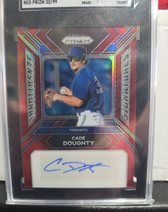2024 Panini Prizm Sensational Signatures #SS-CD Cade Doughty — front