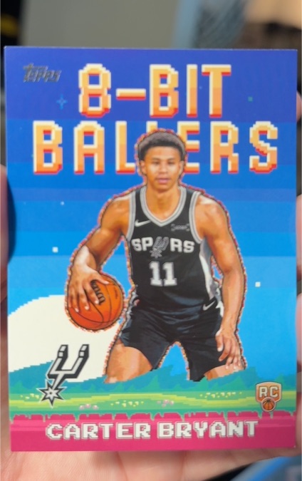 2025-26 Topps #8B-40 Carter Bryant 8-Bit Ballers — front