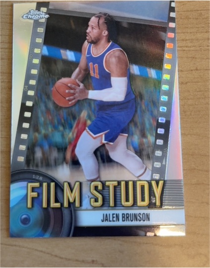 2024-25 Topps Chrome #FS-14 Jalen Brunson Film Study — front