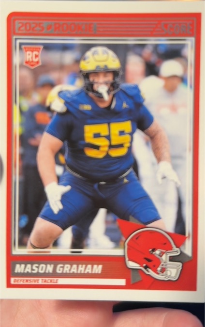 2025 Score #22 Mason Graham — front