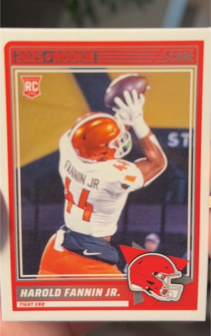 2025 Panini Score #4 Harold Fannin Jr. — front