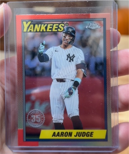 2025 Topps Chrome 35th Anniversary #90CB-11 Aaron Judge — front