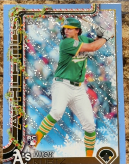 2025 Topps Holiday #H40 Nick Kurtz — front