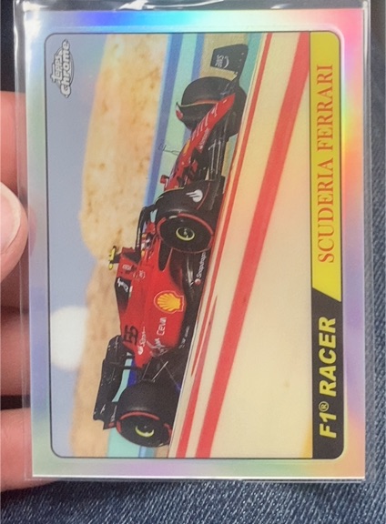 2022 Topps Chrome Formula 1 1968 Topps Hot Rods #T68-CS Carlos Sainz Scuderia Ferrari — front