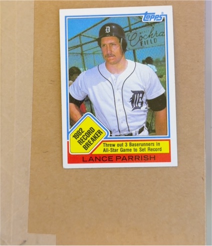 1983 Topps #4 Lance Parrish — front