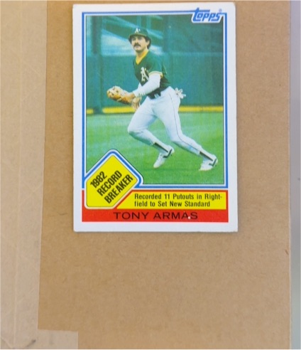 1983 Topps #1 Tony Armas — front
