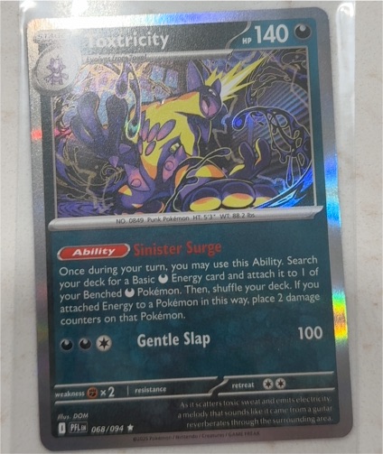 2025 Pokémon Phantasmal Flames #068 Toxtricity — front