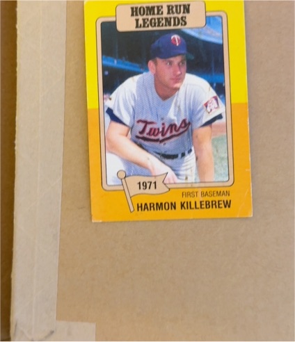 1986 Big League Chew Home Run Legends #5 Harmon Killebrew — front