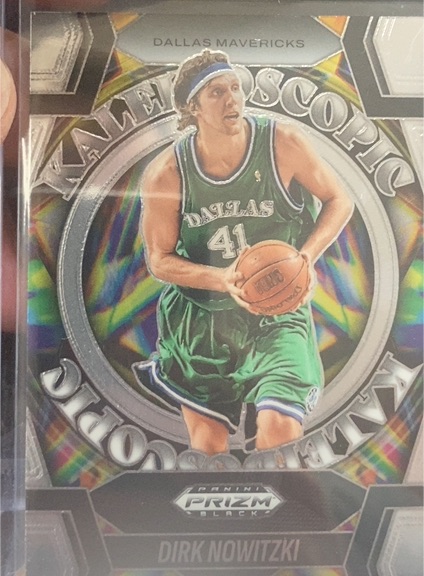 2024-25 Panini Prizm Black #253 Dirk Nowitzki Kaleidoscope — front