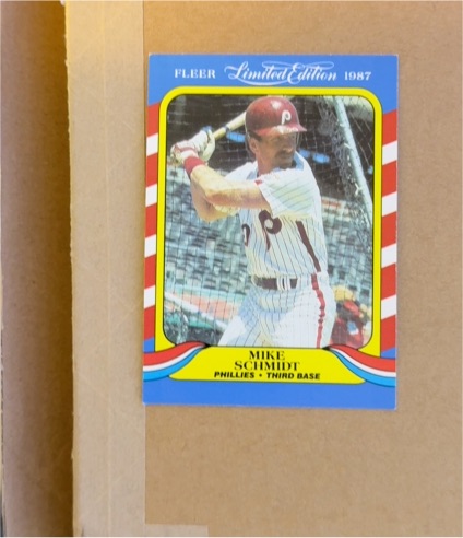 1987 Fleer Limited Edition #37 Mike Schmidt — front