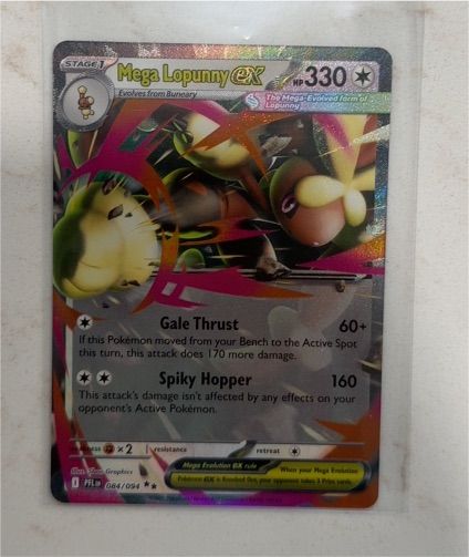 2014 Pokémon Phantasmal Flames #84 Mega Lopunny ex — front
