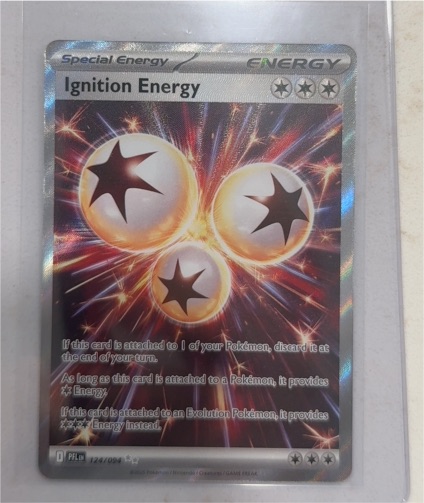 2025 Pokémon Phantasmal Flames #124 Ignition Energy — front