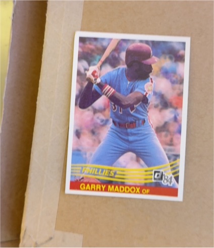 1984 Donruss #305 Garry Maddox — front