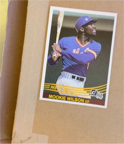 1984 Donruss #190 Mookie Wilson — front