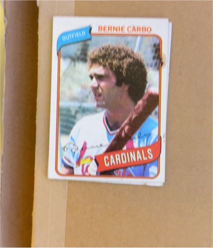 1980 Topps #266 Bernie Carbo — front