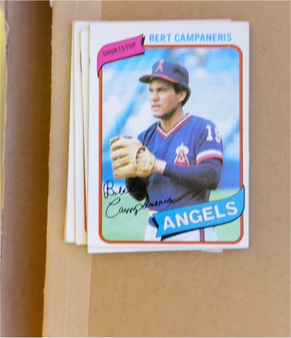 1980 Topps #505 Bert Campaneris — front