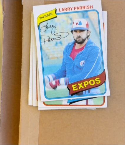 1980 Topps #345 Larry Parrish — front