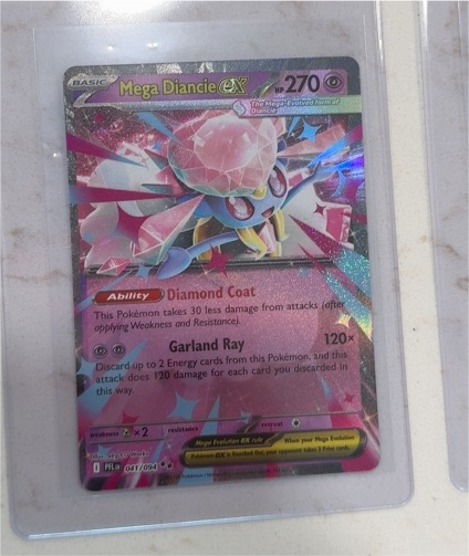 2025 Pokémon Phantasmal Flames #041 Mega Diancie EX — front