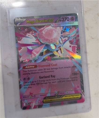 2025 Pokémon Phantasmal Flames Mega Diancie EX #041/094 — front