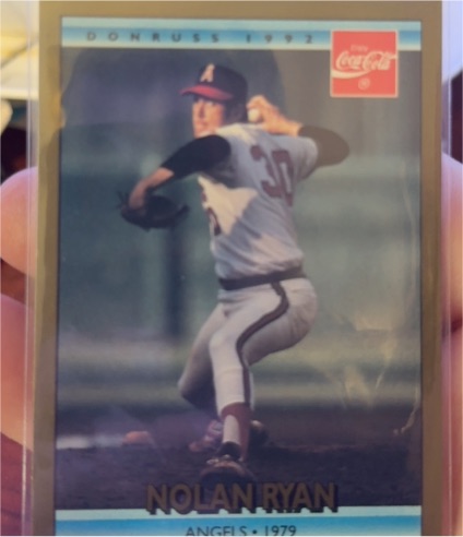 1992 Donruss Coca-Cola #6 Nolan Ryan — front