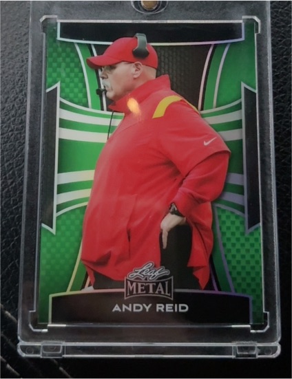 2025 Leaf Metal #5 Andy Reid — front