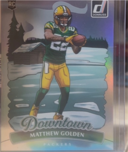 2025 Panini Donruss #18 Matthew Golden Downtown Jumbo Oversized RC — front