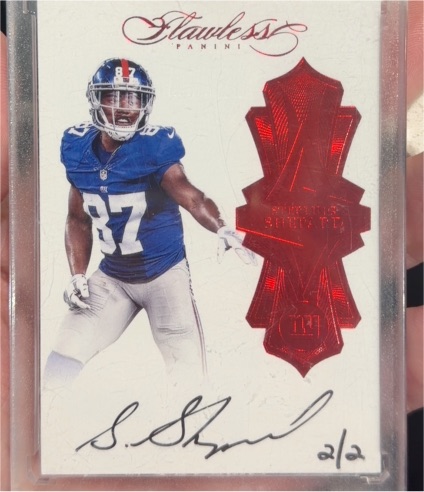 2016 Panini Flawless #114 Sterling Shepard — front