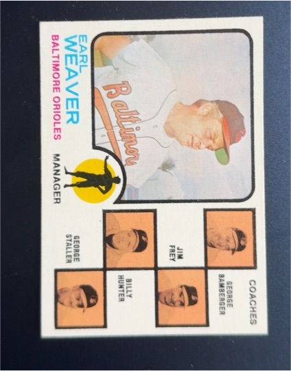 1973 Topps #136 Earl Weaver — front