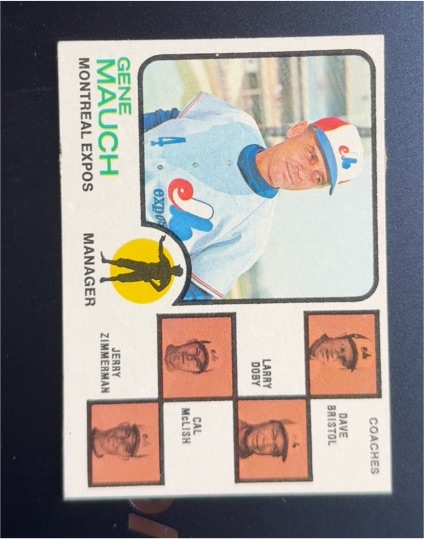 1973 Topps #377 Gene Mauch — front