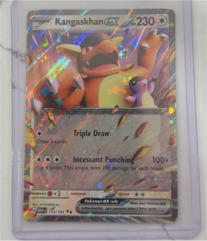 2023 Pokémon Scarlet & Violet 151 #115/165 Kangaskhan ex — front