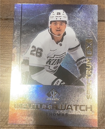2024-25 Upper Deck SP Authentic #S-81 Akil Thomas Future Watch Spectrum FX — front