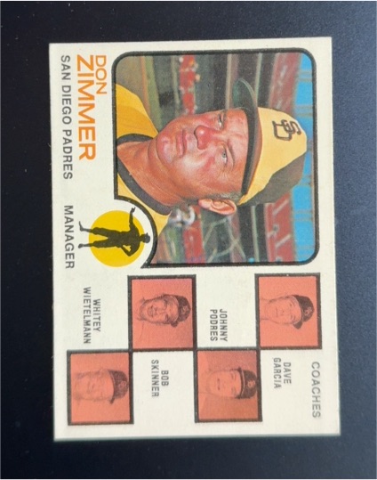 1973 Topps #12 Don Zimmer — front