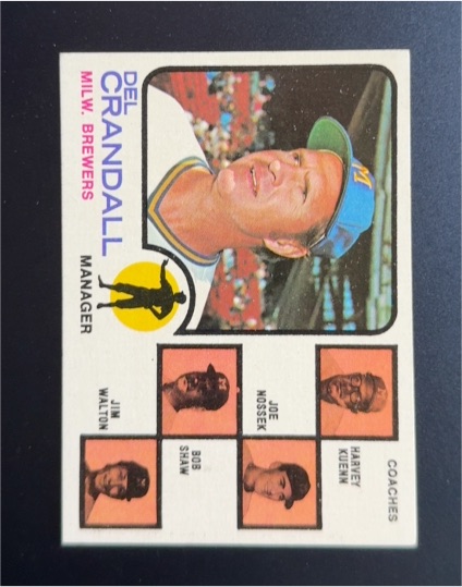 1973 Topps #646 Del Crandall — front