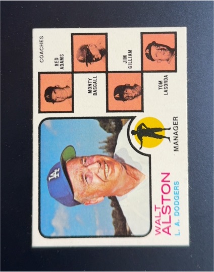 1973 Topps #569 Walt Alston — front