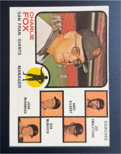 1973 Topps #252 Charlie Fox — front