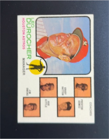 1973 Topps #624 Leo Durocher — front