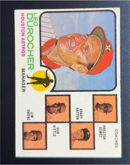 1973 Topps #624 Leo Durocher — front
