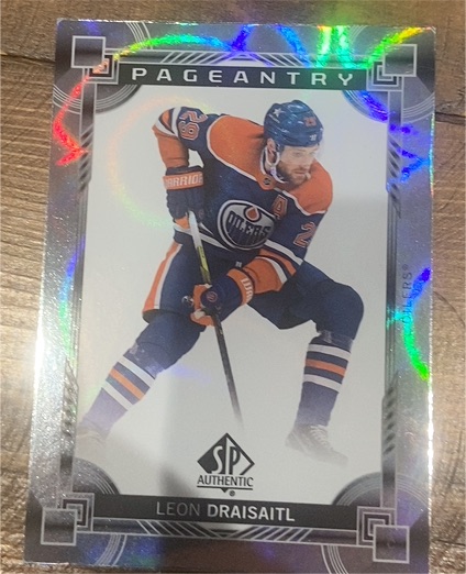 2024-25 Upper Deck SP Authentic Pageantry #P-49 Leon Draisaitl — front