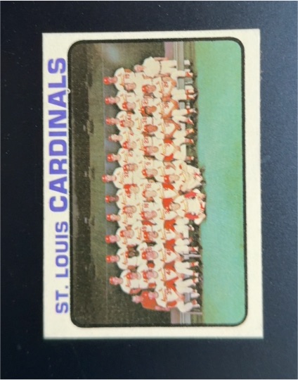 1973 Topps #219 St. Louis Cardinals Team — front