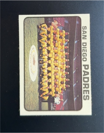 1973 Topps #316 San Diego Padres Team — front