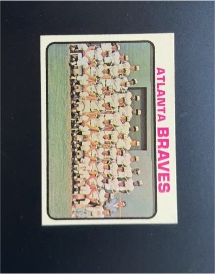 1973 O-Pee-Chee #521 Atlanta Braves Team Card — front
