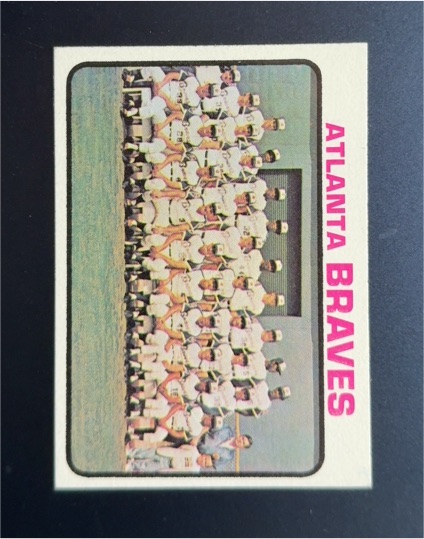 1973 Topps #521 Atlanta Braves Team — front